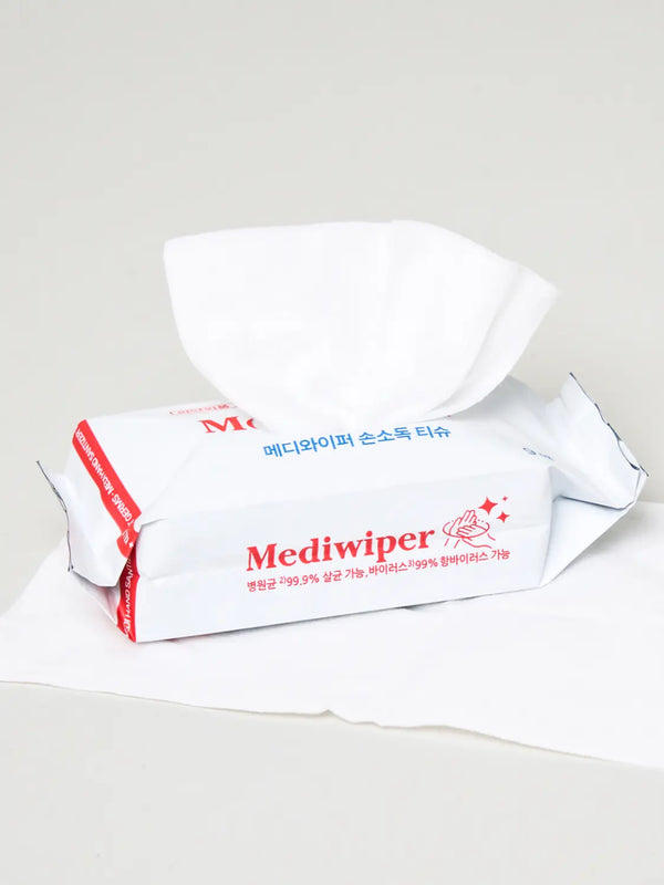 [DAISO] Mediwiper Sterilizing Disinfectant Wipes, 9 sheets x 6 packs / 메디와이퍼 살균 소독 티슈 9매 X 6개입