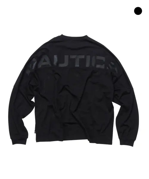 [NAUTICA] Aeromesh Spellout Long Sleeve T-Shirt / 에어로메쉬 스펠아웃 롱슬리브 티셔츠 NTL5876