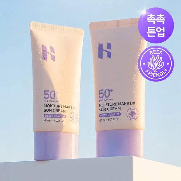 [HOLIKA HOLIKA] Holika Holika Moisture Makeup Sun Cream 60ml / [촉촉파데프리] 홀리카홀리카 모이스처 메이크업 선크림 60ml