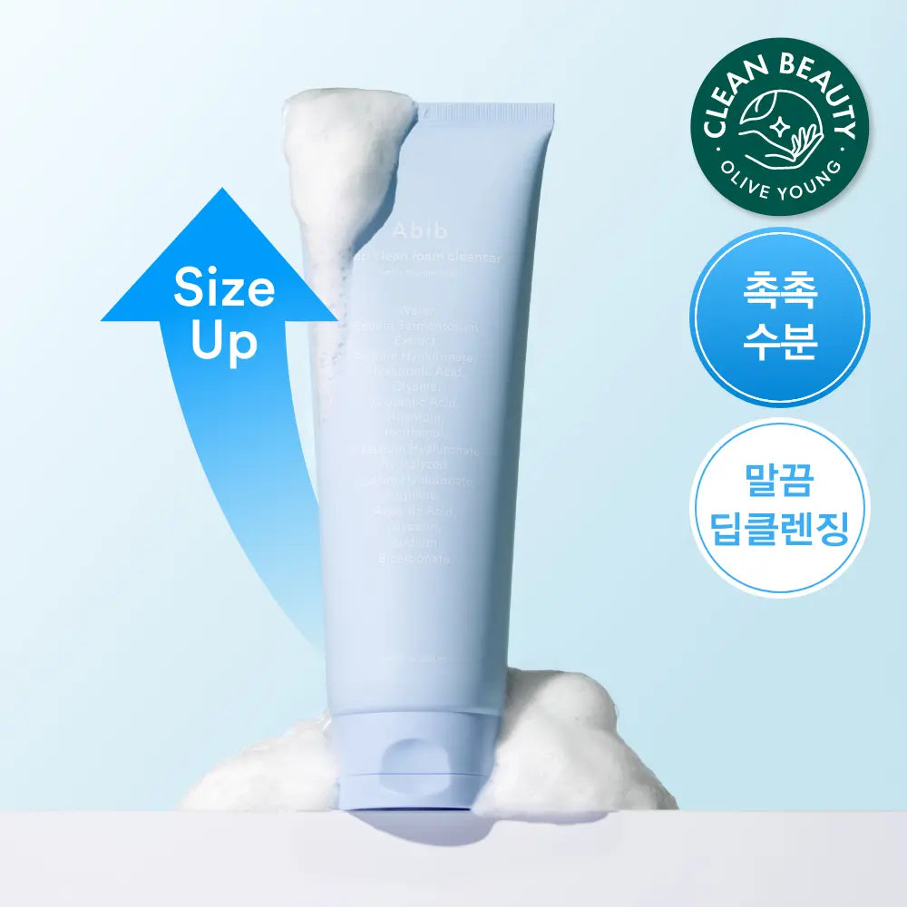 [abib] Abib Deep Clean Foam Cleanser Hydration Hyaluron Foam 250ml / [약알칼리성] 아비브 딥 클린 폼 클렌저 수분초 히알루론 폼 250ml