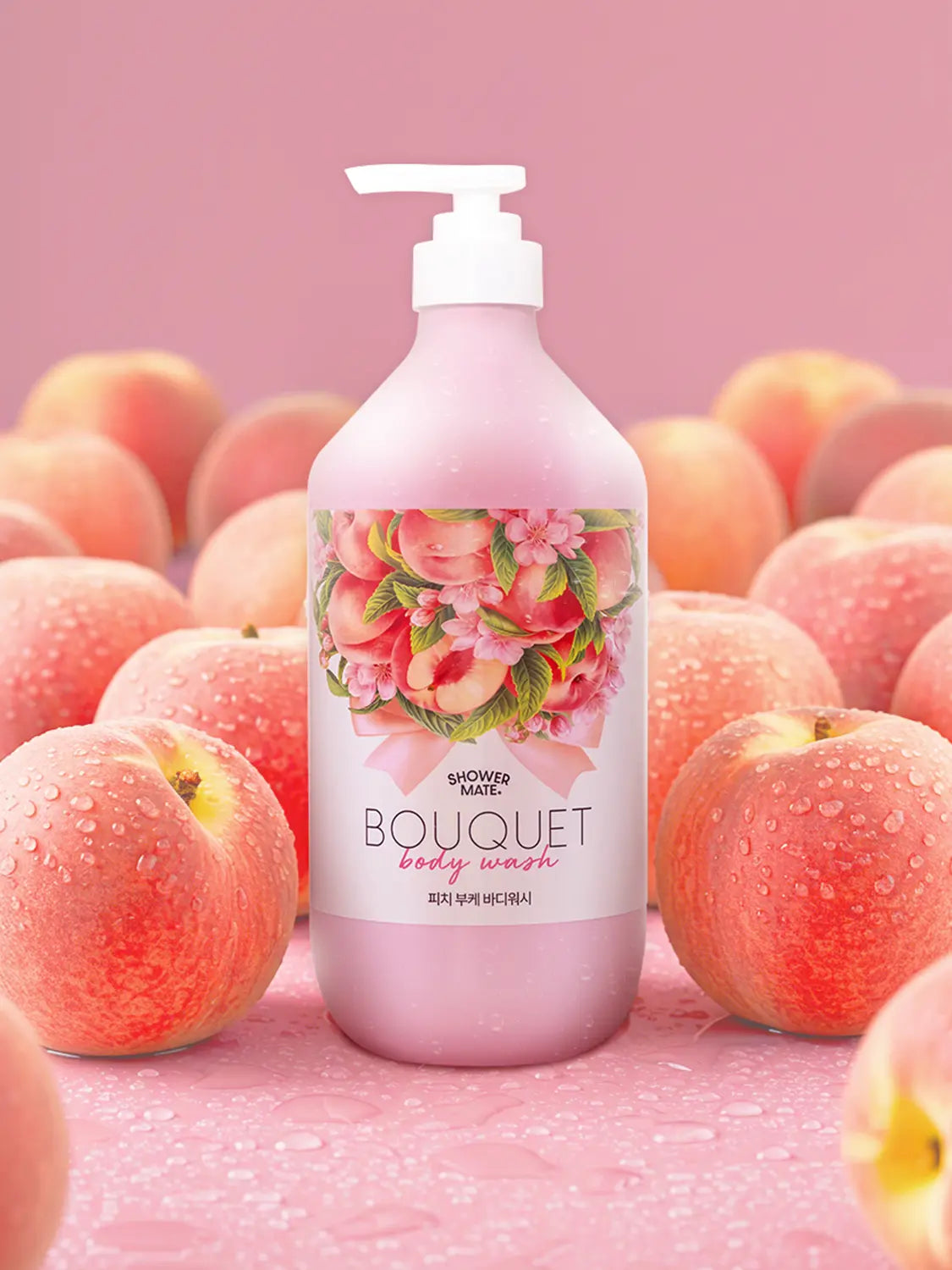 [Shower Mate] Shower Mate Bouquet Body Wash 1000ml - Peach / 샤워메이트 부케 바디워시 1000 ml  피치