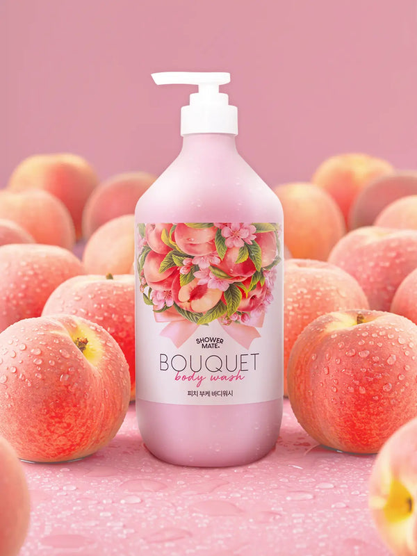 [Shower Mate] Shower Mate Bouquet Body Wash 1000ml - Peach / 샤워메이트 부케 바디워시 1000 ml  피치
