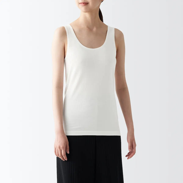 [MUJI] Women's Thermal Cotton Tank Top / 여성 발열면 탱크톱