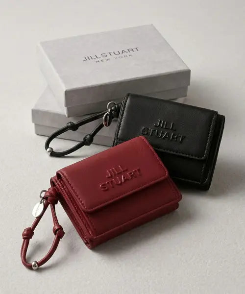 [JILLSTUART ACC] PAPER New Paper Cowhide Trifold Wallet 2 Colors / [PAPER] 뉴페이퍼 소가죽 3단반지갑 2color