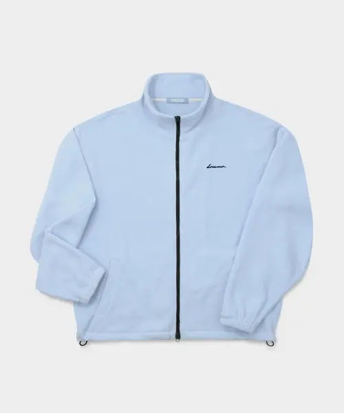 [DREEMR] Soft Blanket Fleece Jacket Powder Blue / 소프트 담요 플리스 집업 파우더 블루