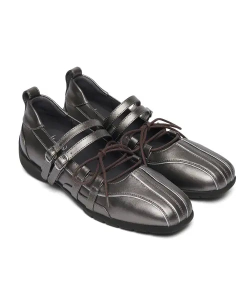 [ROCKFISH WEATHERWEAR] ASTER LACEUP SNEAKERS(METALLIC) - 2 colors