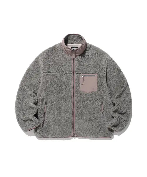 [NICEGHOSTCLUB] NGC FLEECE JACKET_GREY(NG2GFUJ241A)