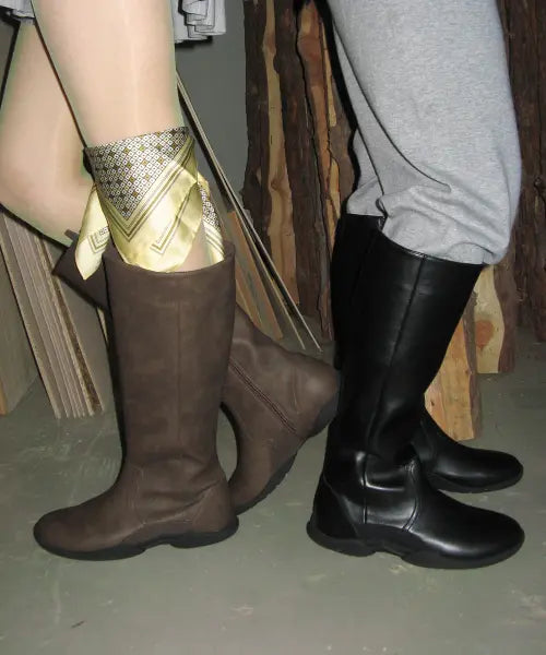 [FOGGY MOODY] Motor 0064. Rubber Sole Boots - 2colors