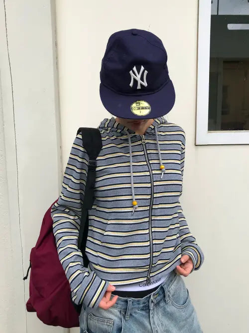 [OWNSER] Newport Vintage Hooded Zip-Up (2 Colors) / 뉴포트 빈티지 후드집업 (2 Colors)