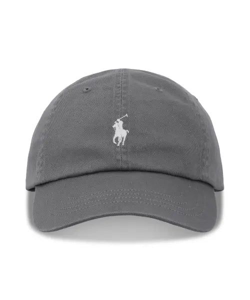 [POLO RALPH LAUREN] CLS SPRT CAP-CAP-HAT 16/1 TWILL-GREY / 코튼 치노 베이스볼 캡-그레이