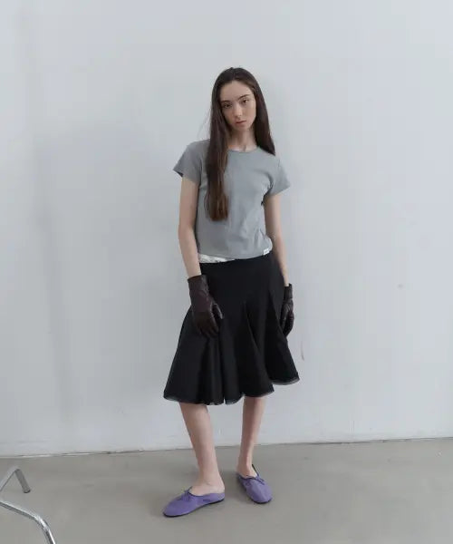[FOETO] Lote Flare Skirt - Black