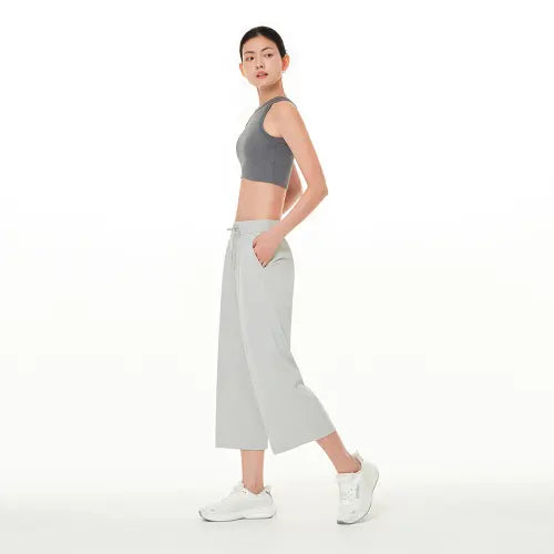 [ANDAR] [2 Pack] Airy Fit Wide Crop Pants / [2 PACK] 에어리핏 와이드 크롭 팬츠