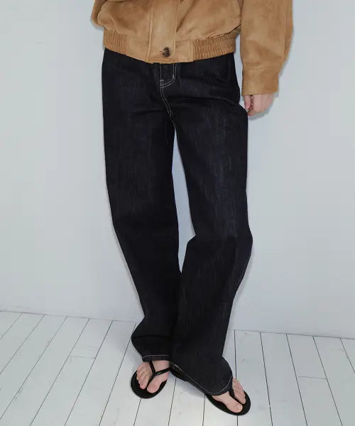 [FRIVER07] Non fade straight denim pants FRFA01DP01_Indigo