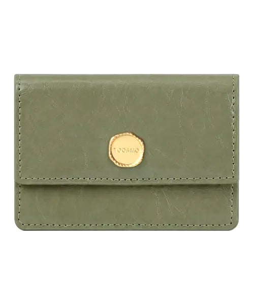 [TOOAMO] Bella Accordion wallet_Olive / 벨라 아코디언 카드지갑 올리브 [소가죽]