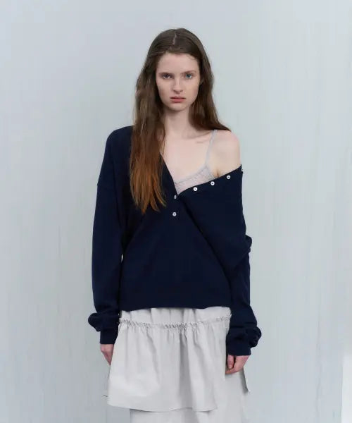 [FOETO] Kyale Henry Knit - Navy