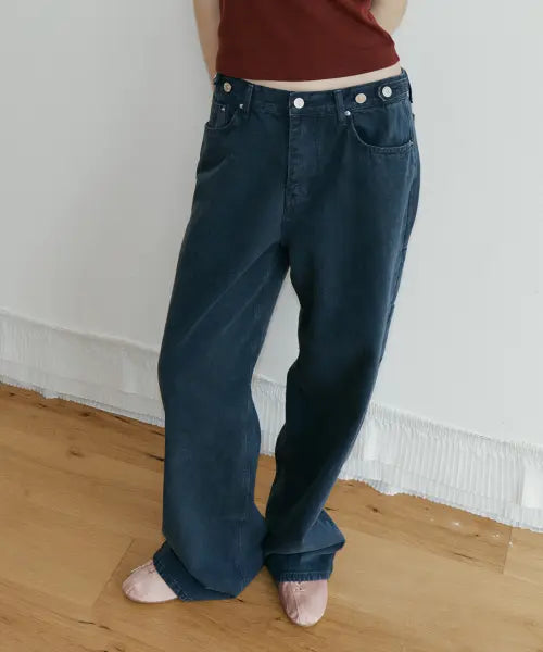 [FRIVER07] Pocket washed cargo pants [FRFA05DP03]_Navy