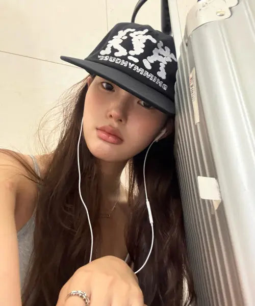 [SHIMMY SOUNDS CLUB] DANCER 5P CAP [BLACK]