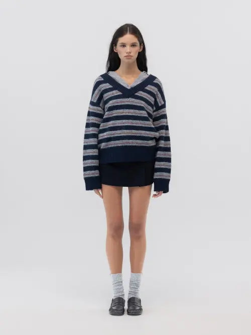 [GLOWNY] POLLY WRAP SKORT (NAVY)