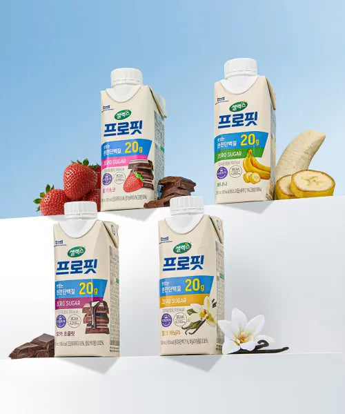 [SELEX] Prophet Drink 250ml (Choose 2 from Strawberry Chocolate, Mocha Chocolate, Milk Banana, Banana) / [36개] 프로핏 드링크 250ML(딸기초코, 모카초콜릿, 밀크바나나, 바나나 중 택 2)