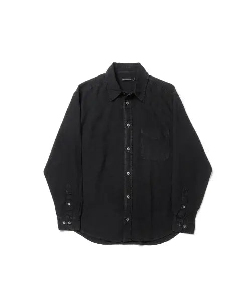 [HATCHINGROOM] L.R Shirt Faded Black