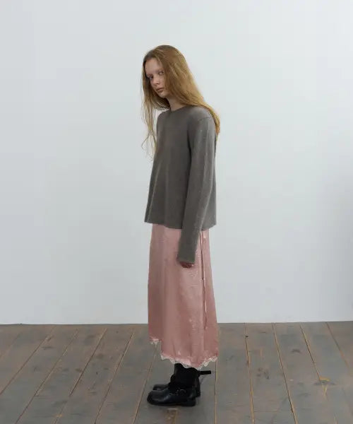[FOETO] Rowe Raccoon Knit - Oat Grey