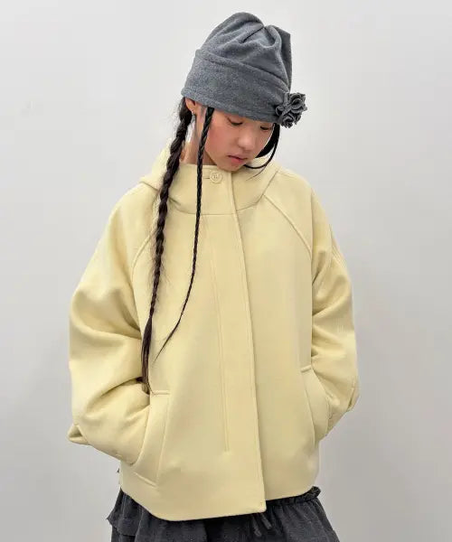 [TYPESERVICE] Hooded Half Coat / Hooded Half Coat [Yellow]