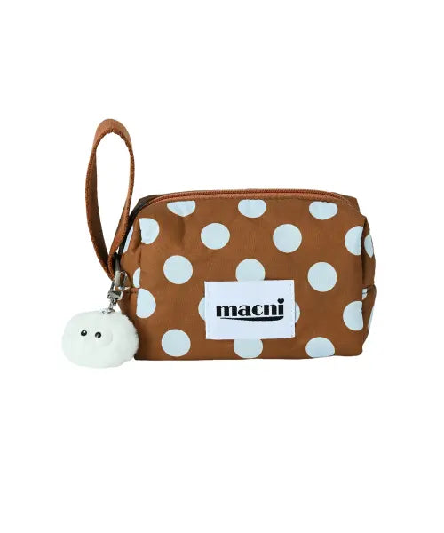 [MACNI] NEMO BREAD POUCH DOT BROWN