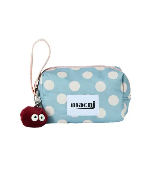 [MACNI] NEMO BREAD POUCH DOT SKY BLUE