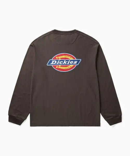 [DICKIES] Back Tree Logo Long Sleeve Brown / 백 트리 로고 롱슬리브 Brown
