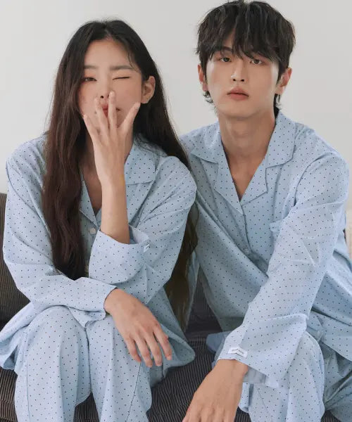 [OFFHOUR] Cocoa Mug Long Sleeve Pajama Set (2 Set) / [2SET] 코코아 머그 긴팔 잠옷 세트