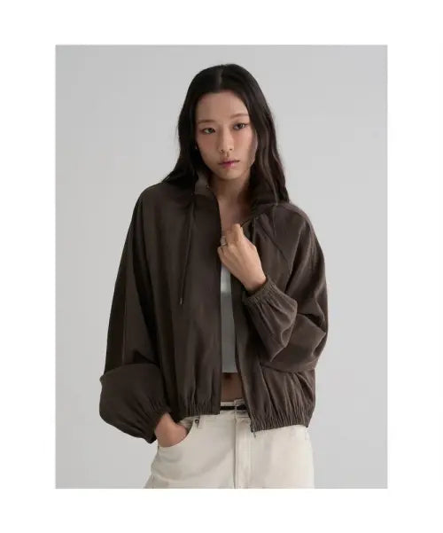 [8SECONDS] Light Modal Jumper - Brown / 라이트 모달 점퍼  브라운