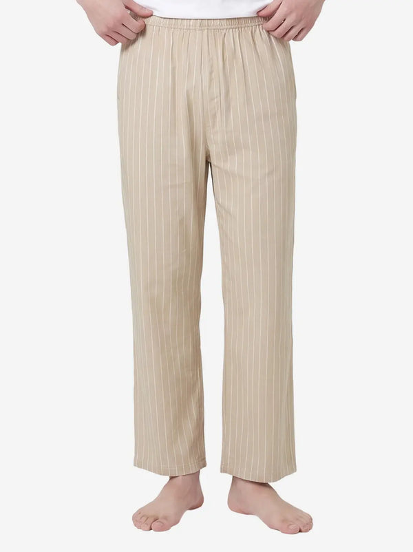 [DAISO] Soft Span Four-Season Pajama Bottoms - Beige, L / 소프트 스판 사계절 파자마 하의 L 베이지
