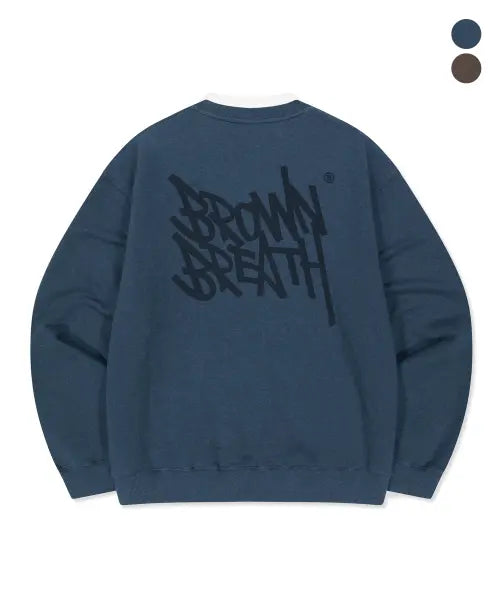 [BROWNBREATH] TAG CREWNECK
