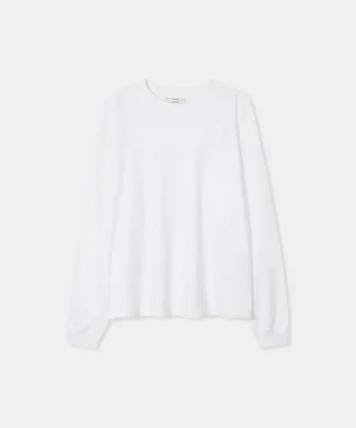 [THEENDQUESTION] Bio-washed t-shirt / WHITE