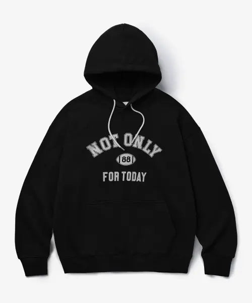 [NOT ONLY FOR TODAY] Numberball Hoodie [Black] / 넘버볼 후드티 [블랙]