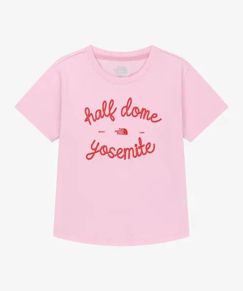 [THE NORTH FACE] W S HALF DOME S/S R/TEE / NT7US31M 여성 하프돔 반팔 티 CANDY PINK