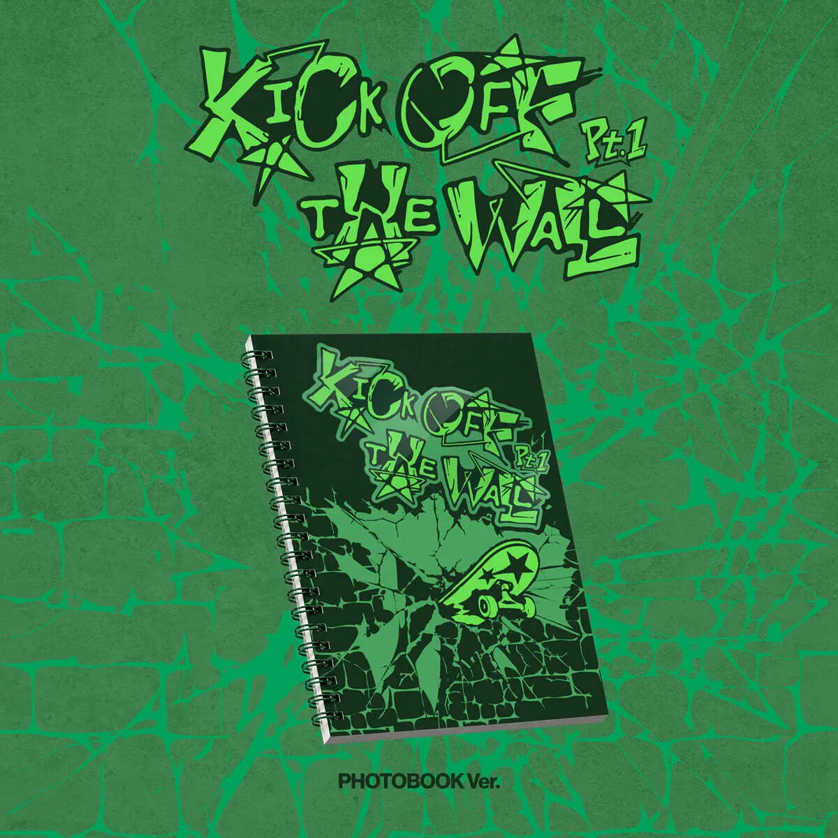 [KickFlip] KickFlip - Mini 5th Album: KICK OFF THE WALL Pt.1 (Photobook Ver.) / 킥플립 (KickFlip) - 미니 5집 : KICK OFF THE WALL Pt.1 [PHOTOBOOK Ver.]