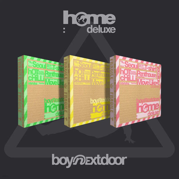 [Boynextdoor] BOYNEXTDOOR - 1st Studio Album Repackage [HOME: DELUXE] / BOYNEXTDOOR (보이넥스트도어) - 1st Studio Album Repackage [HOME: DELUXE][3종 SET]
