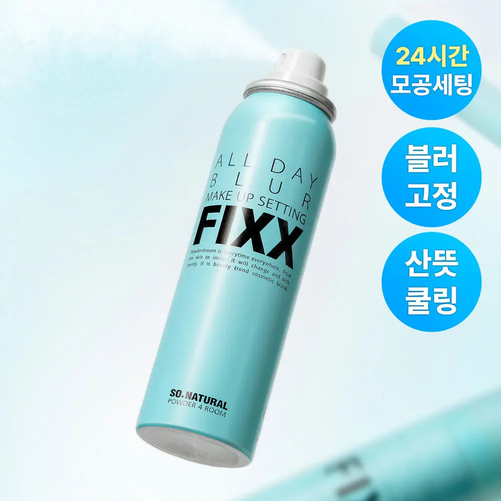 [so natural] So Natural All Day Blur Makeup Setting Fixer 75ml/120ml / [모공 블러]쏘내추럴 올 데이 블러 메이크업 세팅 픽서 75ml/120ml
