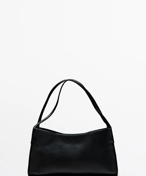 [MASSIMO DUTTI] Nappa Leather Sheepskin Suede EVA Satchel Bag / 나파 가죽 양가죽 스웨이드 EVA 사첼 백