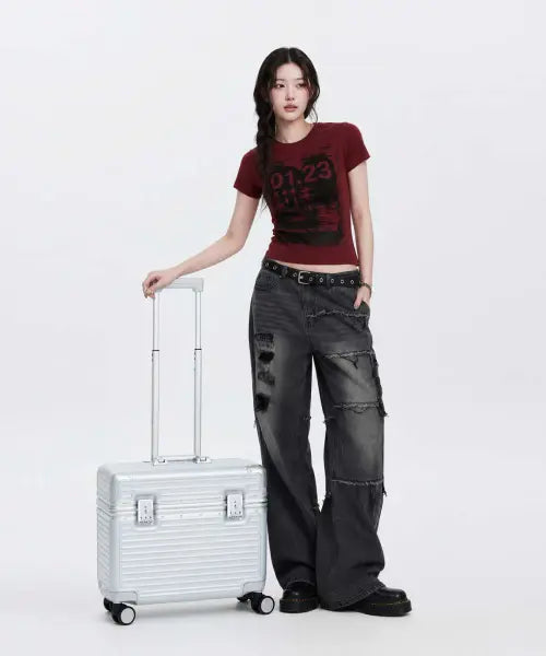 [INFORT] Phantom Layer Carry-On 20-inch Premium Suitcase / 프리미엄 캐리어 팬텀 레이어 기내용 20인치