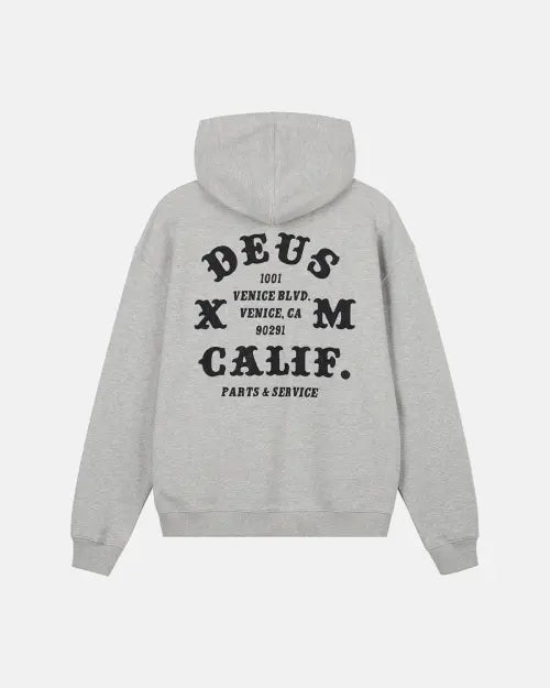 [DEUS EX MACHINA] Quick Strike Zip Hoodie - Grey / Quick Strike Zip Hoodie_M/Grey