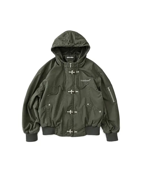 [NICKEL HOUSE] Nickel Fireman Jumper - Khaki / 닉켈 파이어맨 점퍼_카키