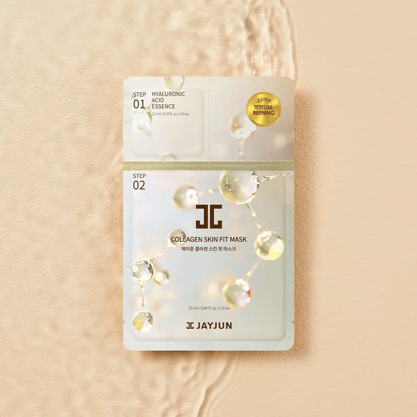 [JAYJUN] Jayjun Collagen Skin Fit Firming Mask Pack (1 Sheet) / [영양탄력] 제이준 콜라겐 스킨 핏 탄력 강화 마스크팩 1매
