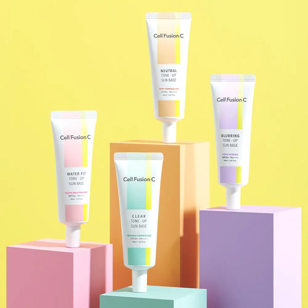 [Cell Fusion C] Cell fusion C Tone Up Sun Base SPF50+/PA++++ 40ml / [톤결맞춤커버/화잘먹선베이스] 셀퓨전씨 톤업 선 베이스 SPF50+/PA++++ 40ml (4 colors)