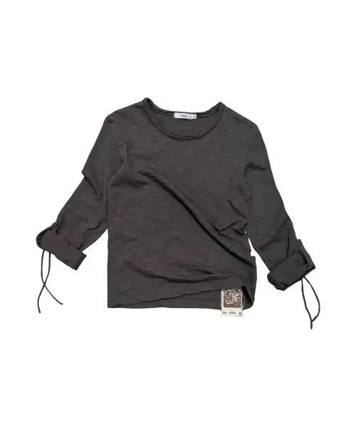 [FINDOUBT] Odyssey VTG longsleeve (charcoal) / 오디세이 빈티지 롱슬리브 (차콜)