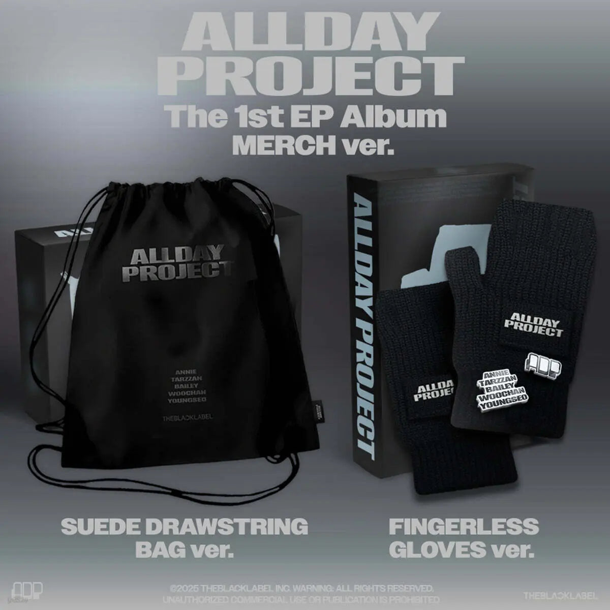 [ALLDAY PROJECT] ALLDAY PROJECT The 1st EP Album 'ALLDAY PROJECT' [MERCH ver.] [2 Types Set] / 올데이 프로젝트 (ALLDAY PROJECT) - The 1st EP Album 'ALLDAY PROJECT' [MERCH ver.][2종 SET]