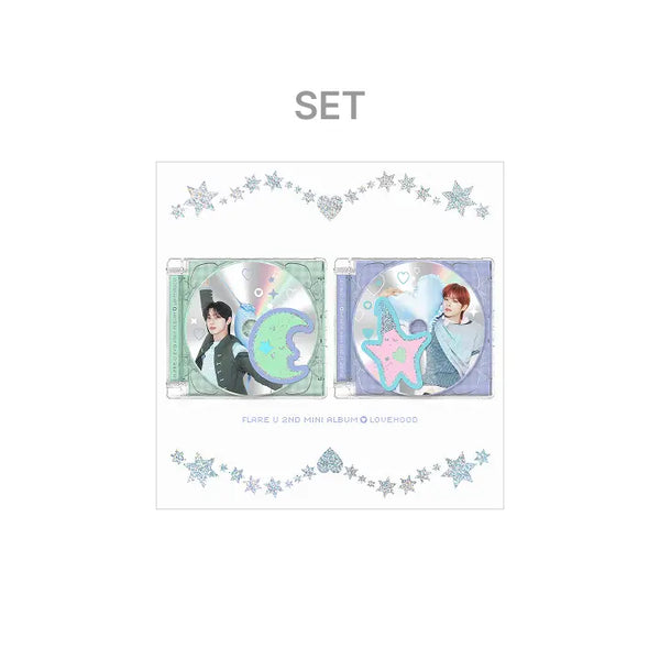 [FLARE U] 2nd Mini ALBUM [LOVEHOOD] (JEWEL CASE Ver.) (Set)