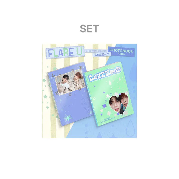 [FLARE U] 2nd Mini ALBUM [LOVEHOOD] (PHOTOBOOK Ver.) (Set)