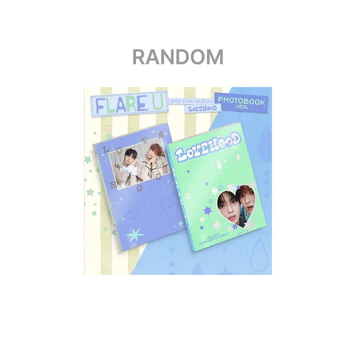 [FLARE U] 2nd Mini ALBUM [LOVEHOOD] (PHOTOBOOK Ver.) (Random)